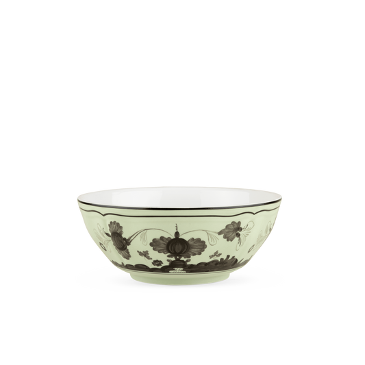 Ginori 1735 Oriente Italiano Bowl | Bario Green 6.75in