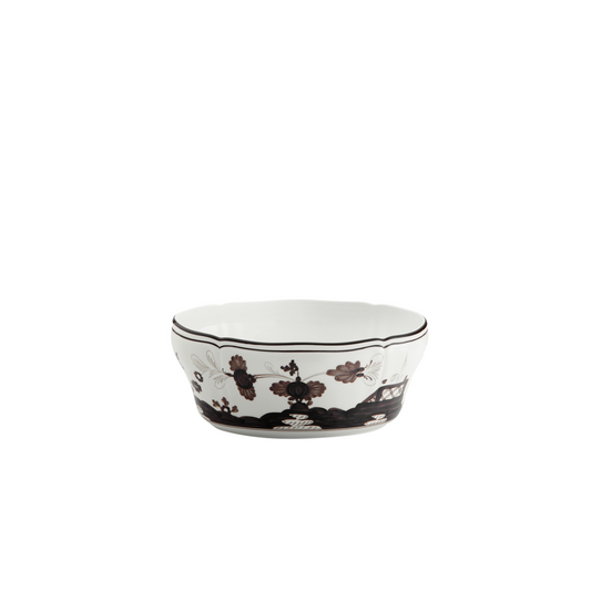 Ginori 1735 Oriente Italiano Albus Oval Salad Bowl | 9.75in