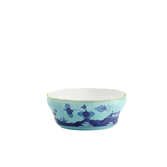 Ginori 1735 Oriente Italiano Iris Oval Salad Bowl | 9.75in
