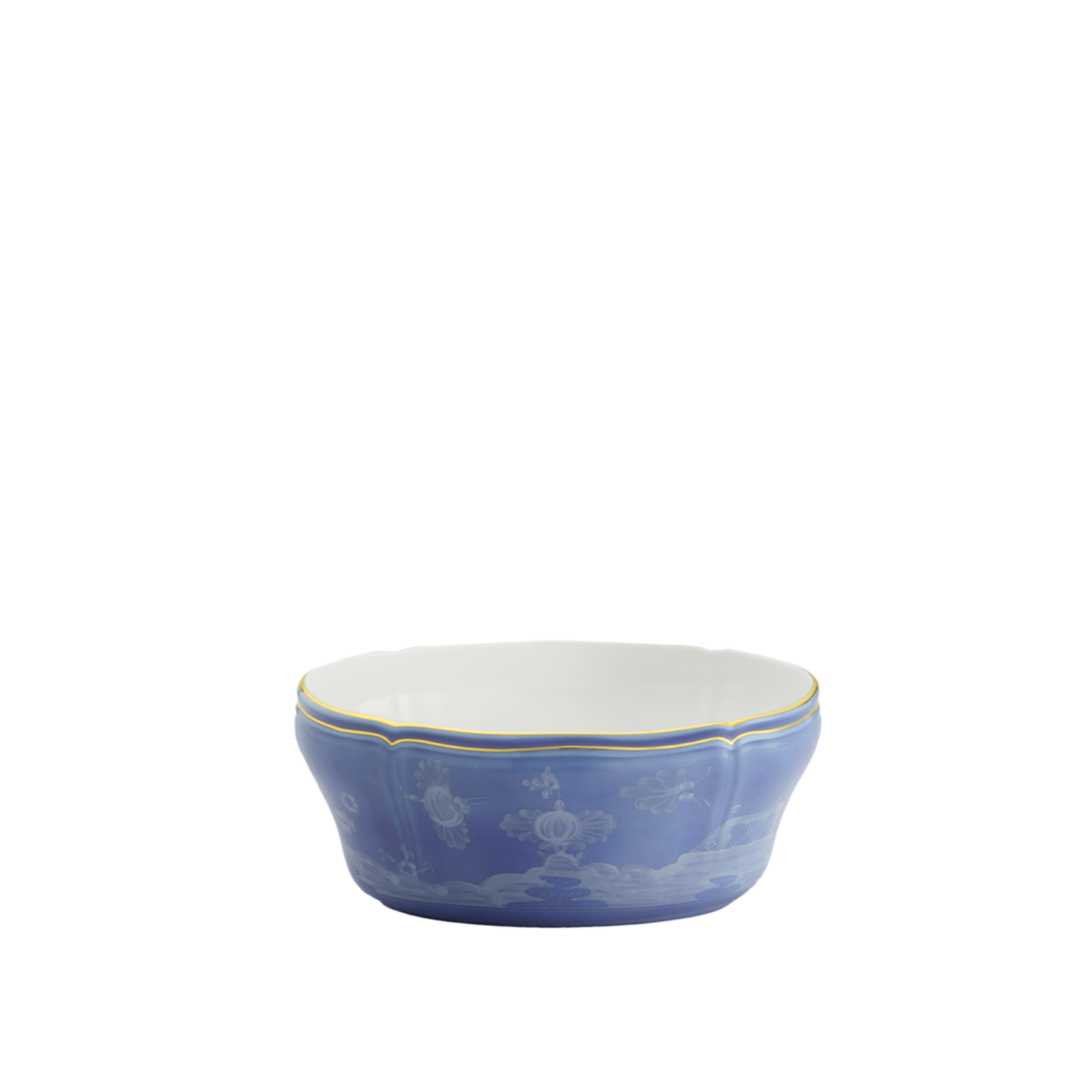 Ginori 1735 Oriente Italiano Pervinca Oval Salad Bowl | 9.75in