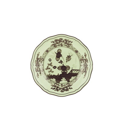Ginori 1735 Oriente Italiano Salad Dessert Plate | Bario Green 8.25in