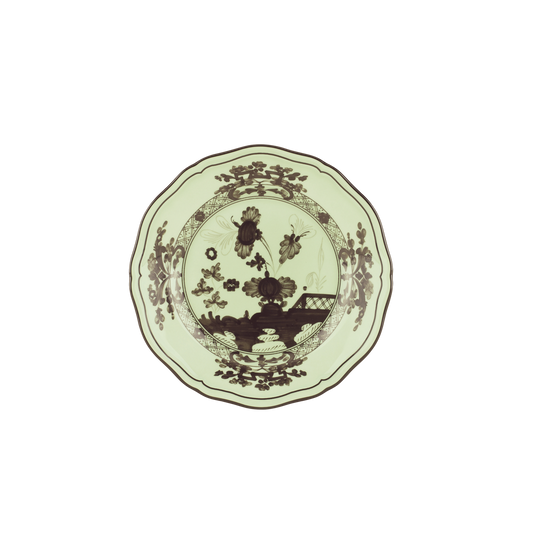 Ginori 1735 Oriente Italiano Salad Dessert Plate | Bario Green 8.25in