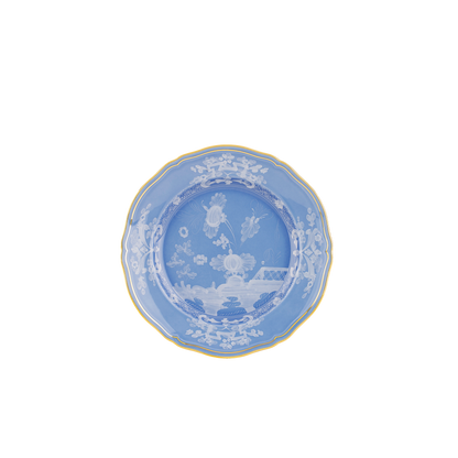 Ginori 1735 Oriente Italiano Salad Dessert Plate | Pervinca Blue 8.25in