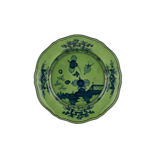 Ginori 1735 Oriente Italiano Malachite Flat Dinner Plate | 10.5in
