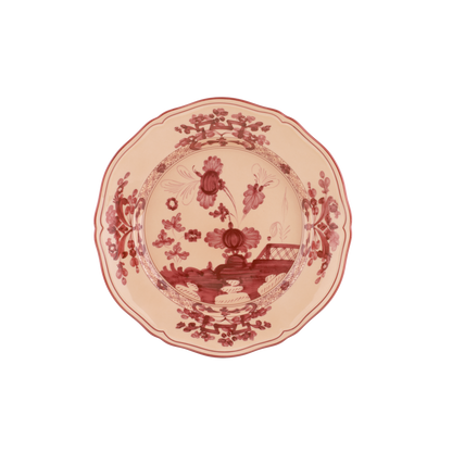 Ginori 1735 Oriente Italiano Flat Dinner Plate | Vermiglio Pink