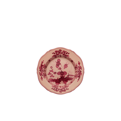 Ginori 1735 Oriente Italiano Flat Dinner Plate | Vermiglio Pink