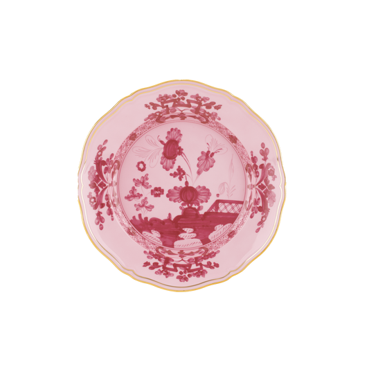 Ginori 1735 Oriente Italiano Flat Dinner Plate | Porpora Pink 10.5in