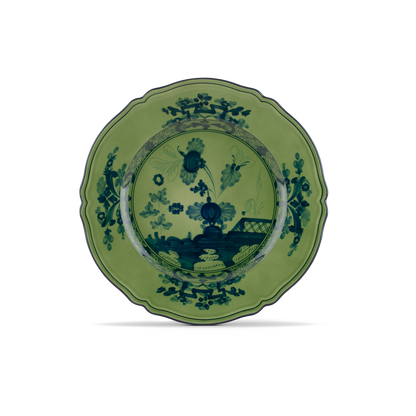 Ginori 1735 Oriente Italiano Malachite Charger Plate | 12.25in