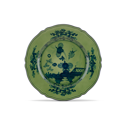 Ginori 1735 Oriente Italiano Malachite Charger Plate | 12.25in