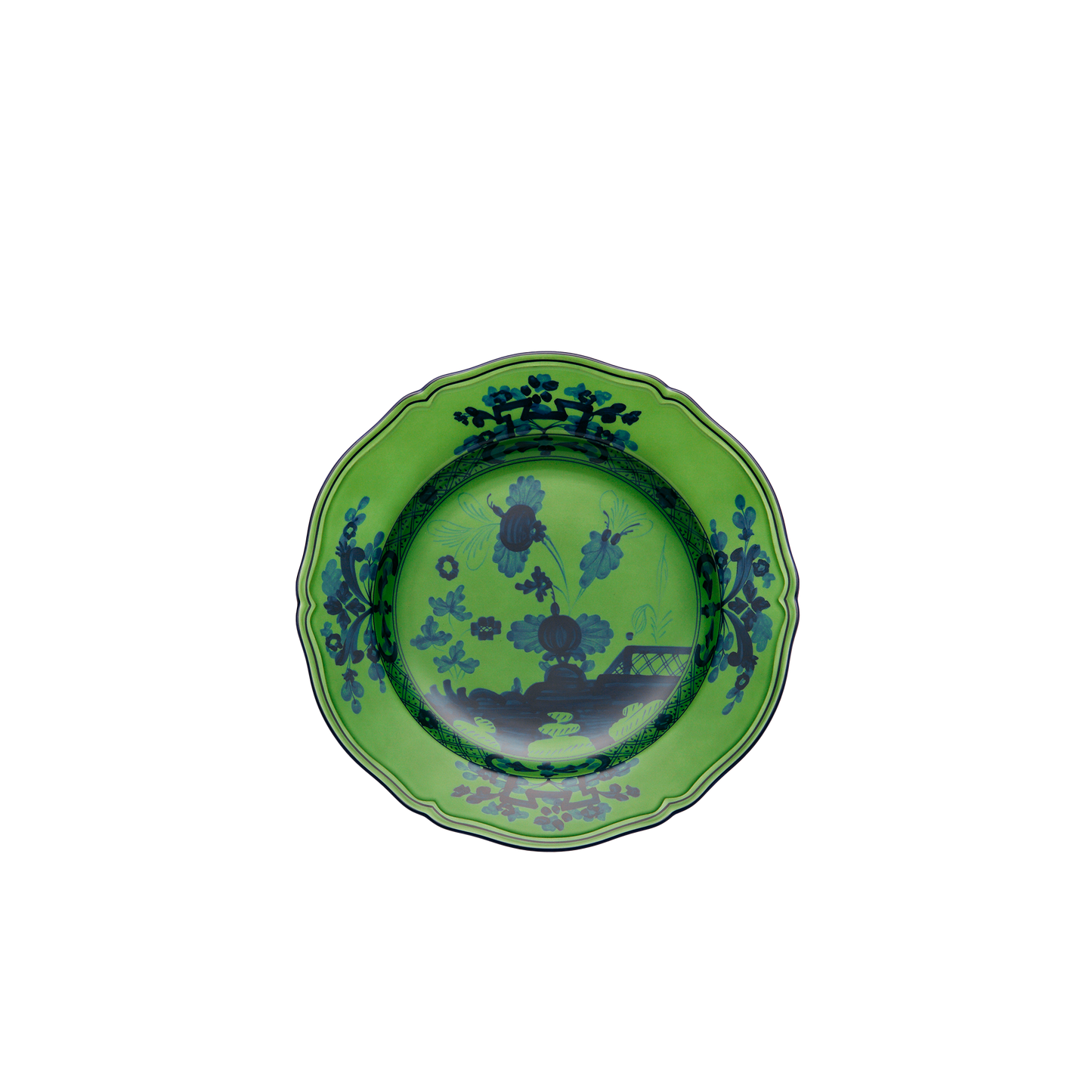 Ginori 1735 Oriente Italiano Malachite Charger Plate | 12.25in