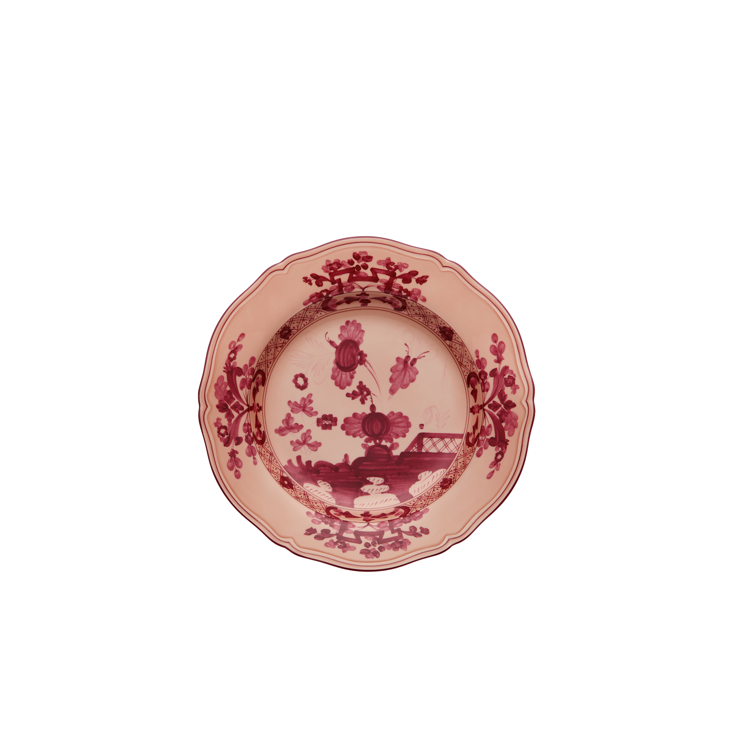 Ginori 1735 Oriente Italiano Charger Plate | Vermiglio Pink 12.25in