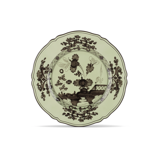 Ginori 1735 Oriente Italiano Charger Plate | Bario Green 12.25in