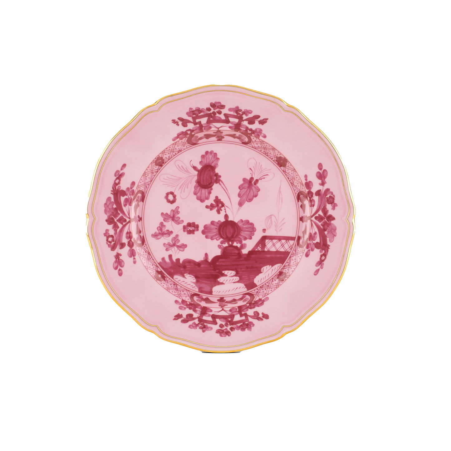 Ginori 1735 Oriente Italiano Charger Plate | Porpora Pink 12.25in