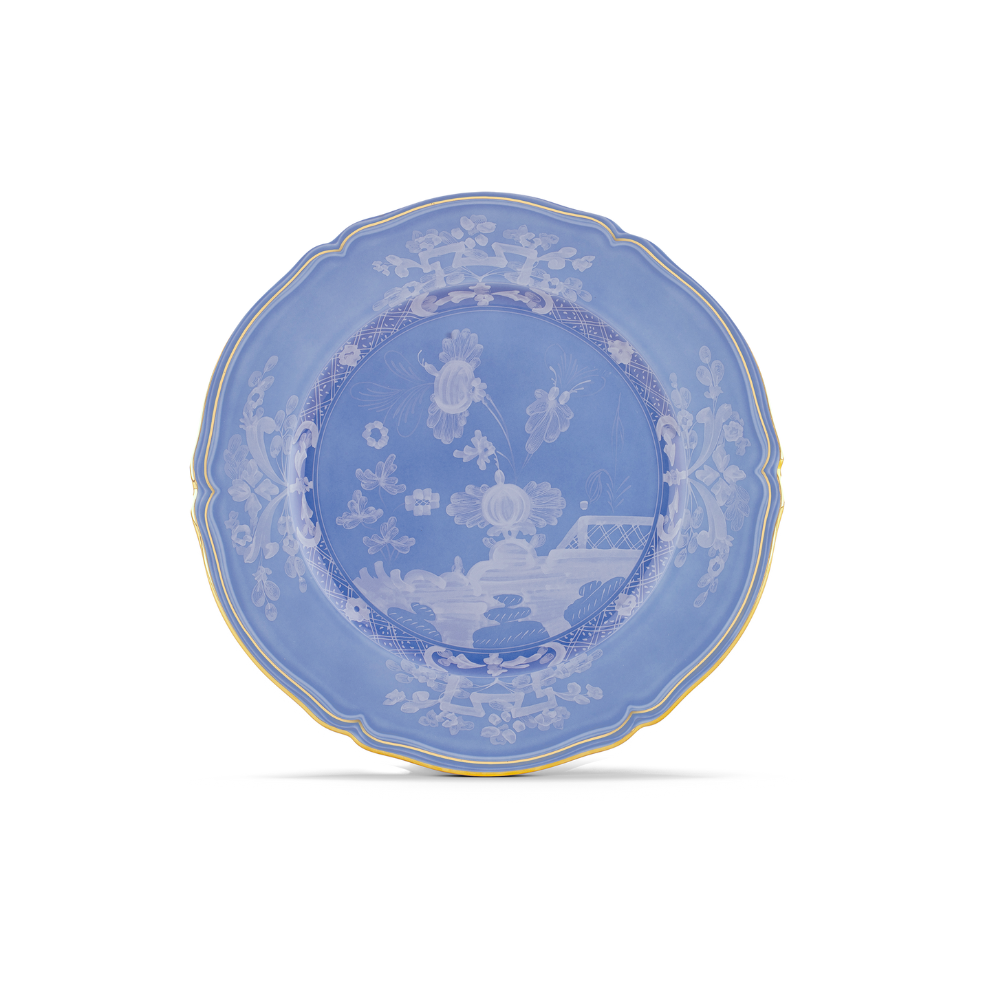 Ginori 1735 Oriente Italiano Charger Plate | Pervinca Blue 12.25