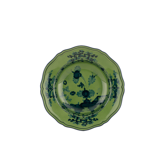Ginori 1735 Oriente Italiano Malachite Soup Plate | 9.5in