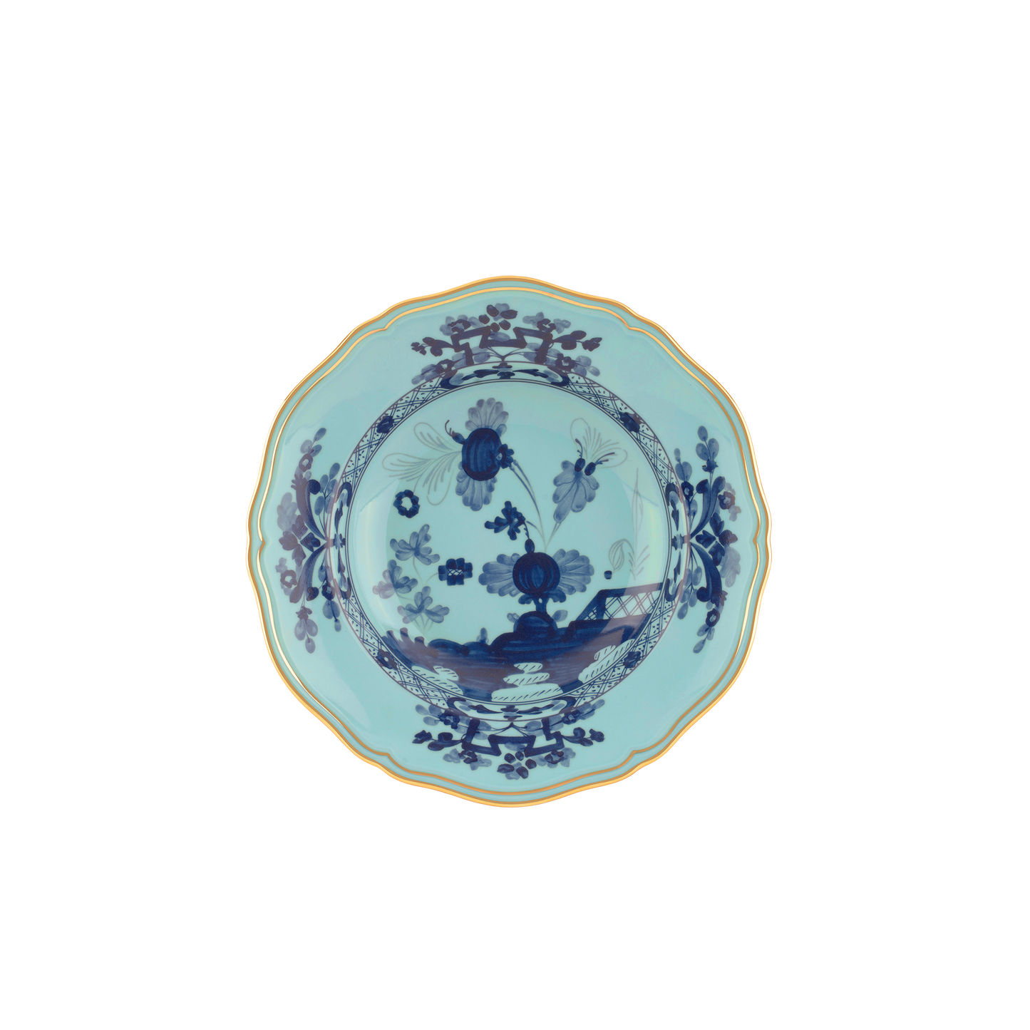 Ginori 1735 Oriente Italiano Iris Soup Plate | 9.5in