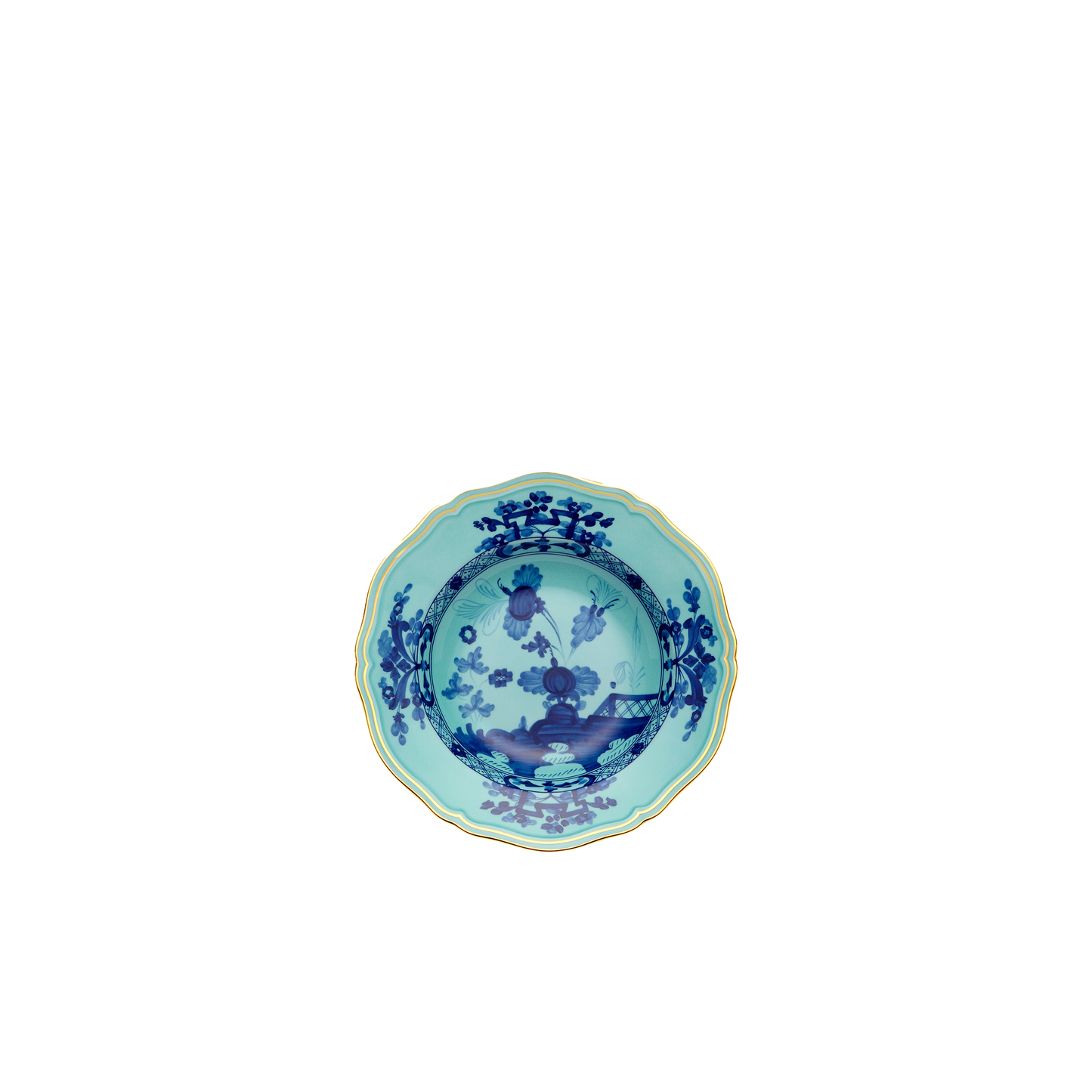 Ginori 1735 Oriente Italiano Iris Soup Plate | 9.5in