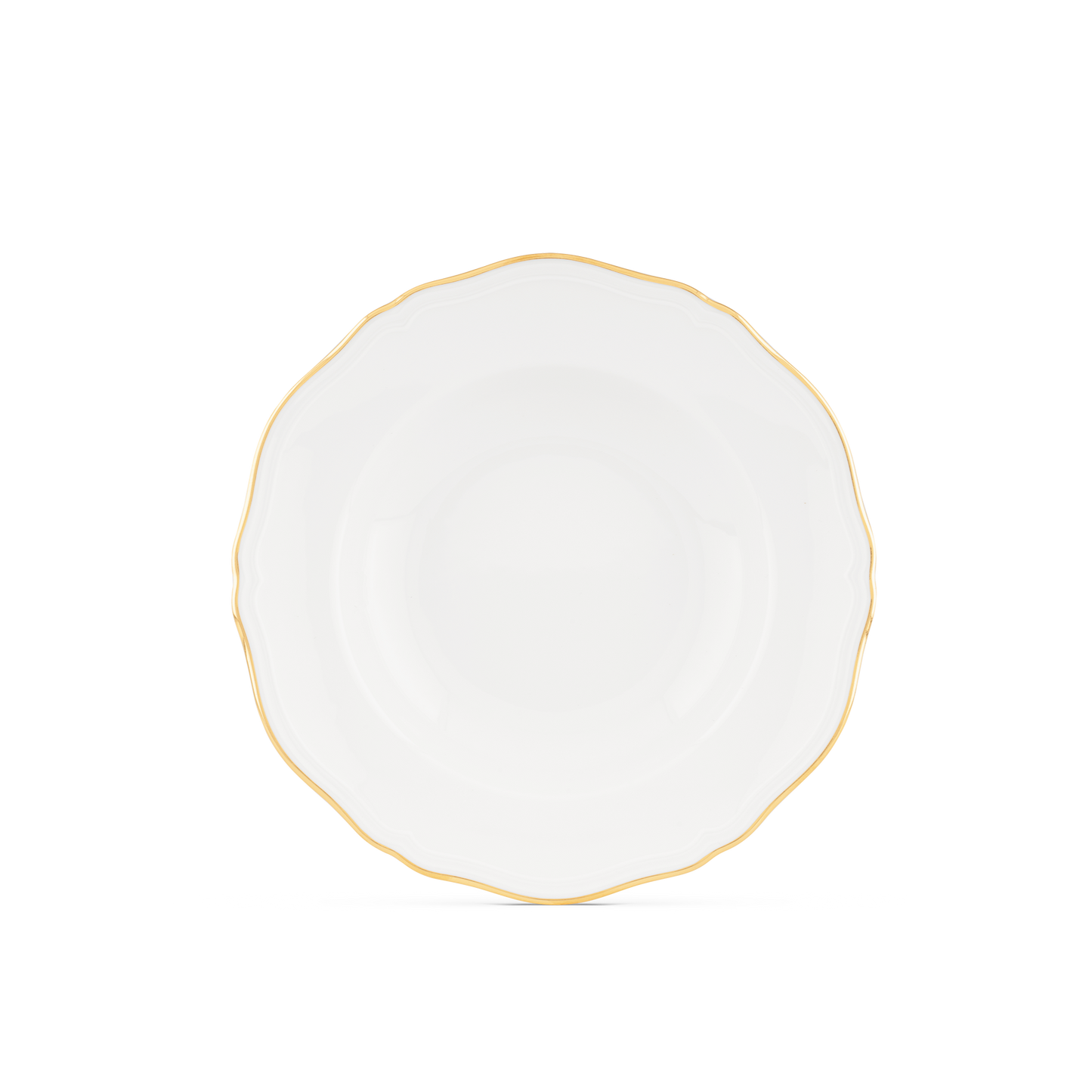 Ginori 1735 Corona Oro Brillante Soup Plate  | 9.5in