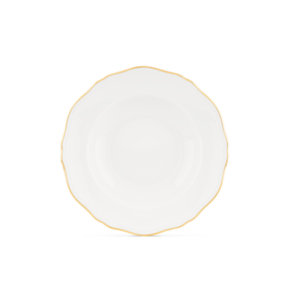 Ginori 1735 Corona Oro Brillante Soup Plate  | 9.5in