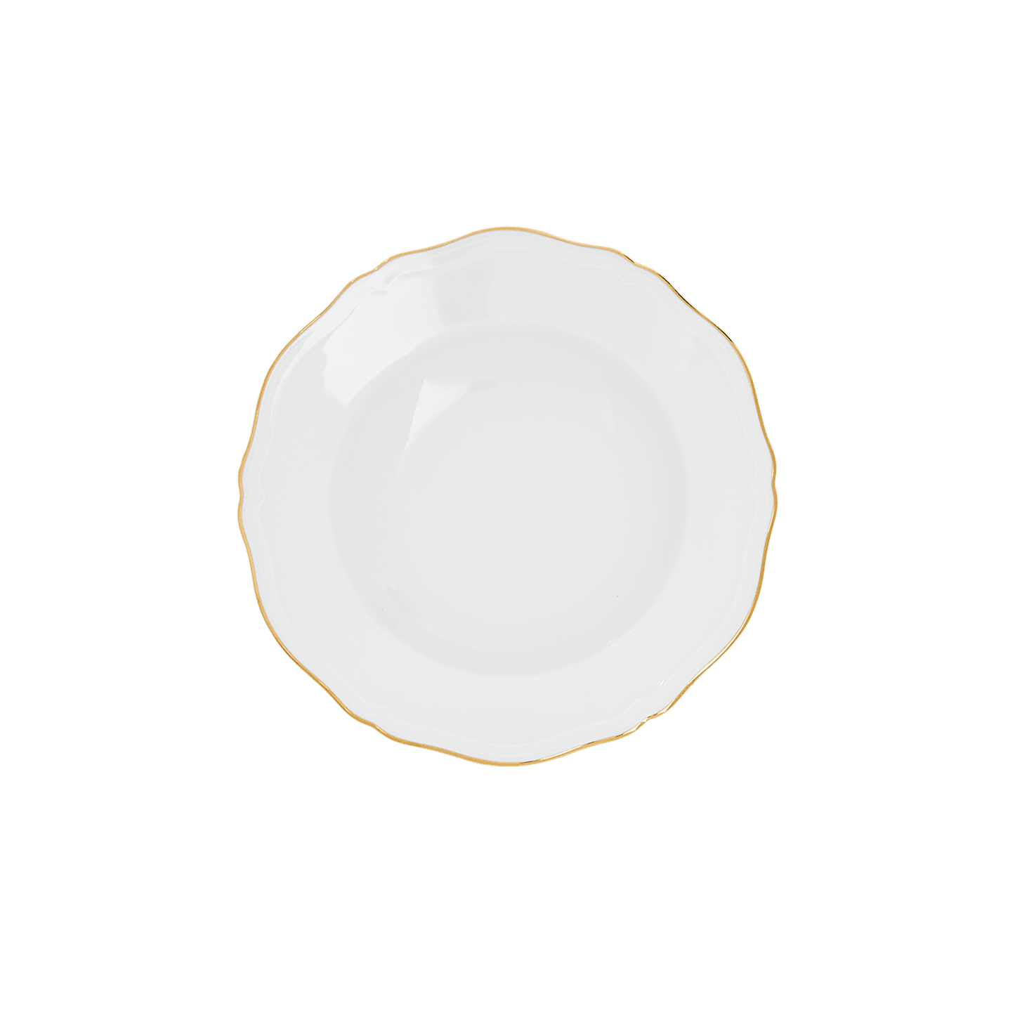Ginori 1735 Corona Oro Brillante Soup Plate  | 9.5in