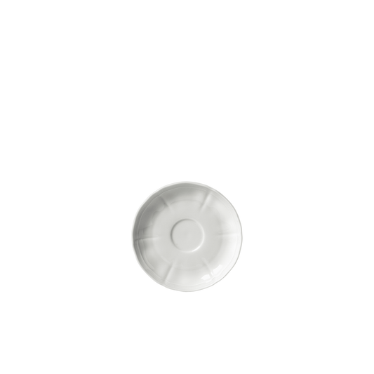 Ginori 1735 Antico Doccia Bianco Coffee Saucer | 5in