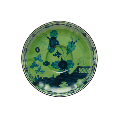 Ginori 1735 Oriente Italiano Malachite Coffee Saucer | 5.25in
