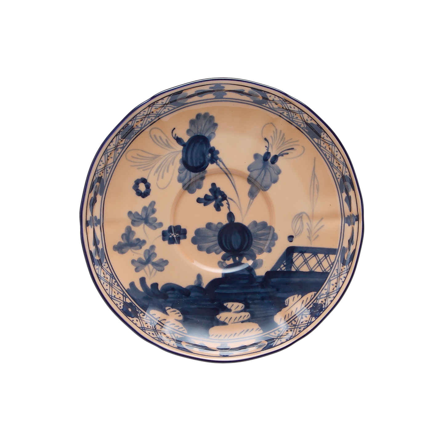 Ginori 1735 Oriente Italiano Cipria Coffee Saucer | 5.25in