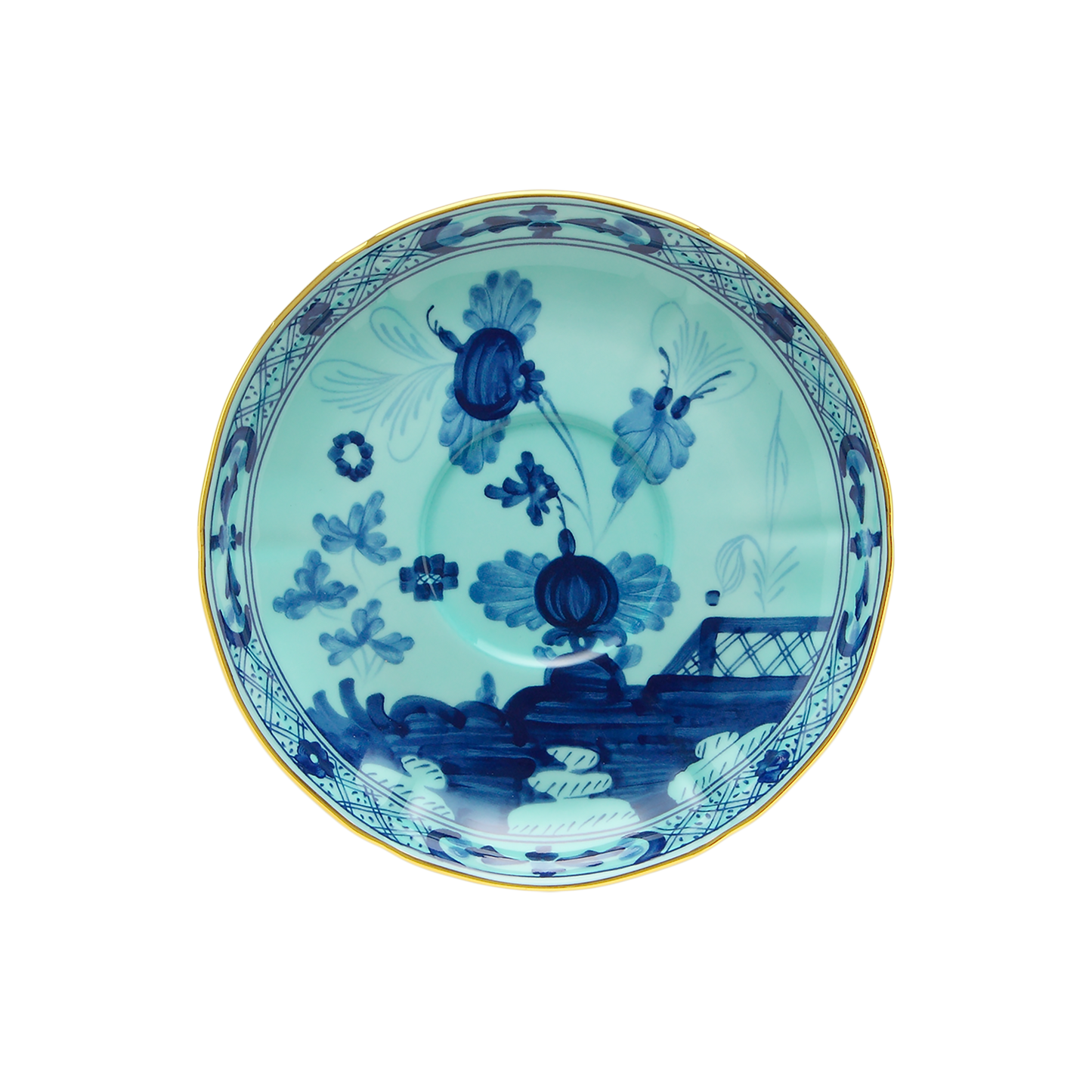 Ginori 1735 Oriente Italiano Iris Coffee Saucer | 5.25in