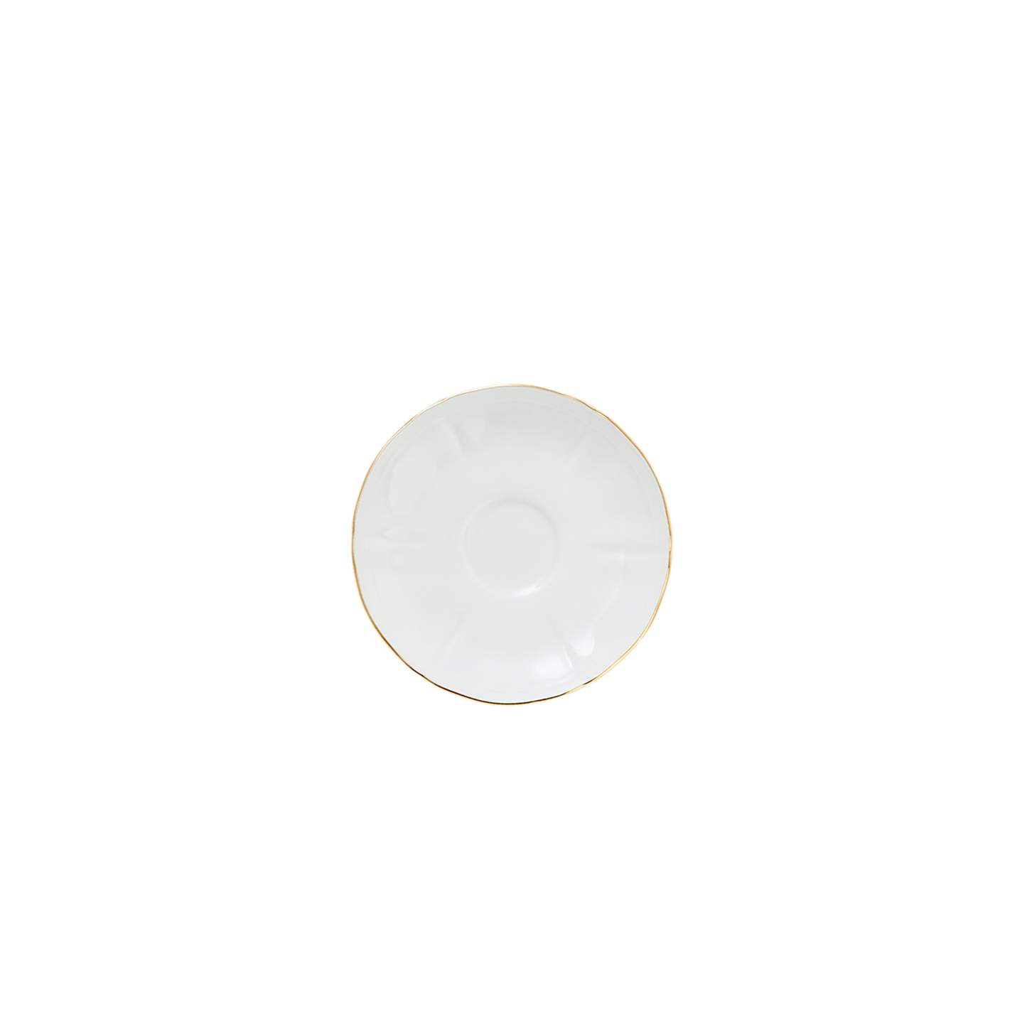 Ginori 1737 Corona Oro Brillante Coffee Saucer  | 5.25in
