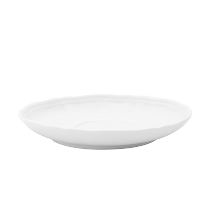 Ginori 1735 Antico Doccia Bianco Tea Saucer | 6in