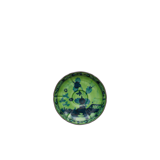 Ginori 1735 Oriente Italiano Malachite Tea Saucer | 6in