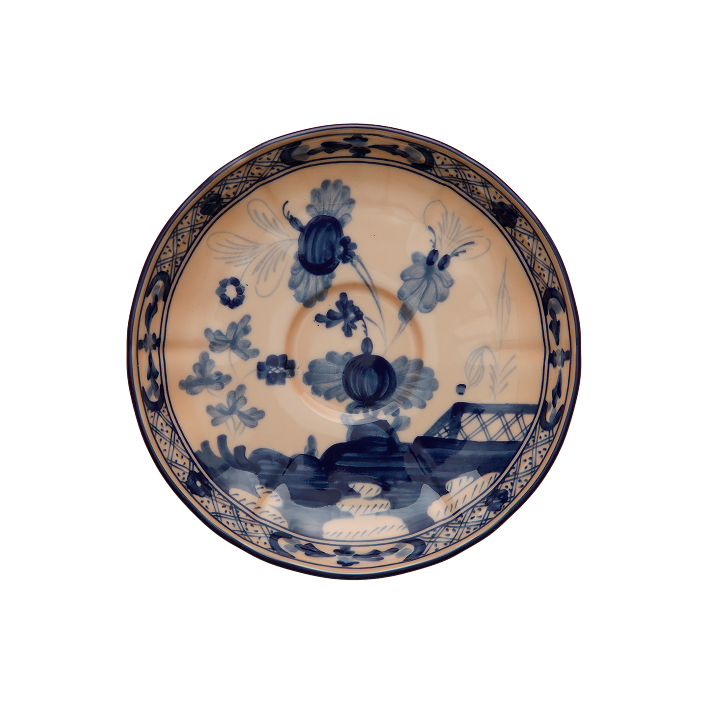 Ginori 1735 Oriente Italiano Cipria Tea Saucer | 6in
