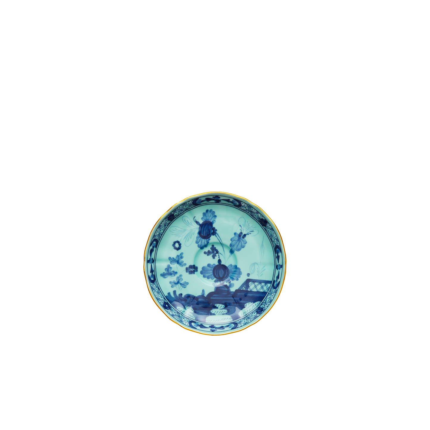 Ginori 1735 Oriente Italiano Iris Tea Saucer | 6in