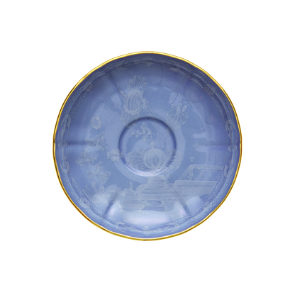 Ginori 1735 Oriente Italiano Pervinca Tea Saucer | 6in