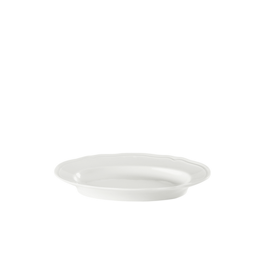 Ginori 1735 Antico Doccia Bianco Oval Pickle Dish | 8.75in