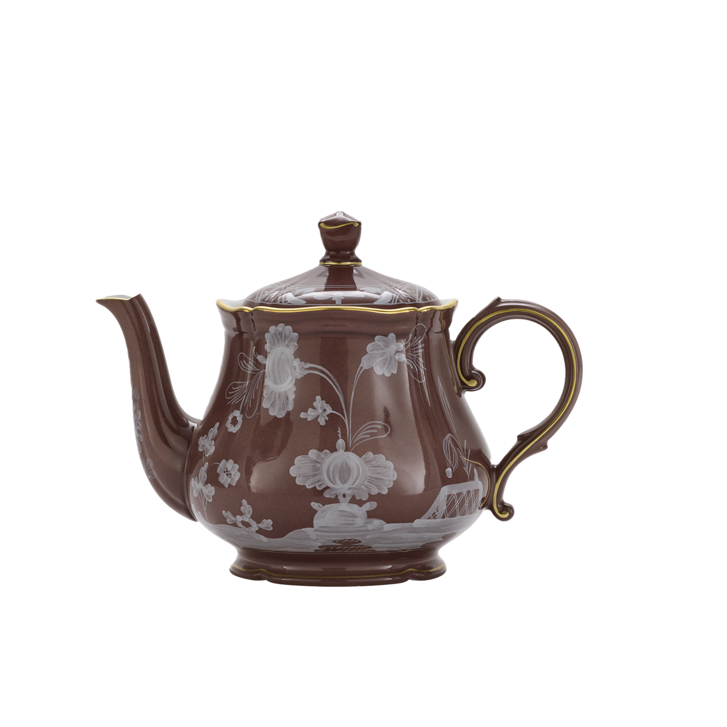 Ginori 1735 Oriente Italiano Castagna Teapot | 25oz