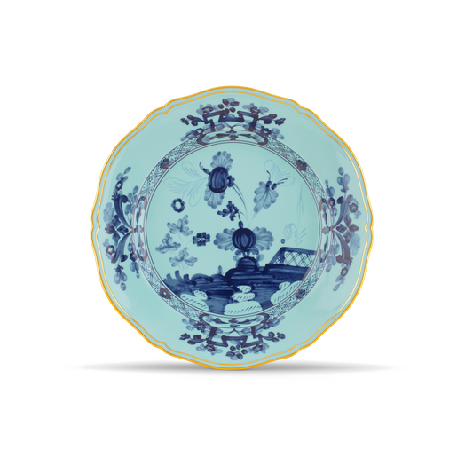 Ginori 1735 Oriente Italiano Iris Round Flat Platter | 12.25in