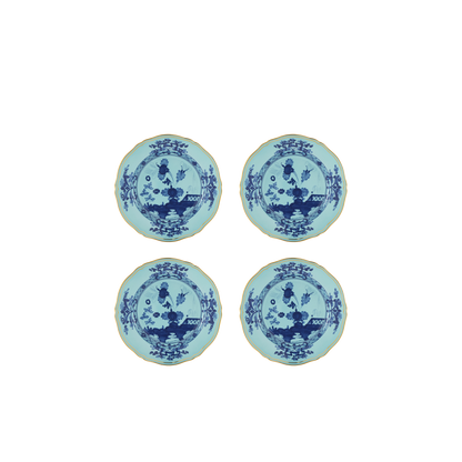Ginori 1735 Oriente Italiano Iris Set of 4 Dessert Plate | 8.2in