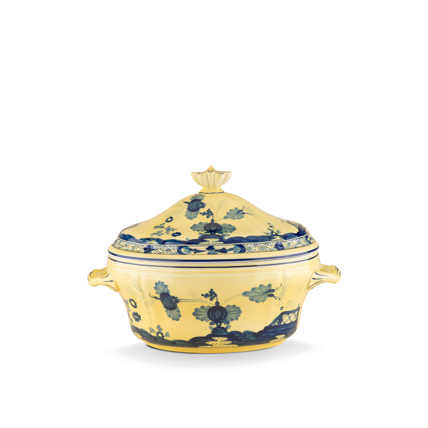 Ginori 1735 Oriente Italiano Citrino Oval Tureen with Cover | 135.75oz