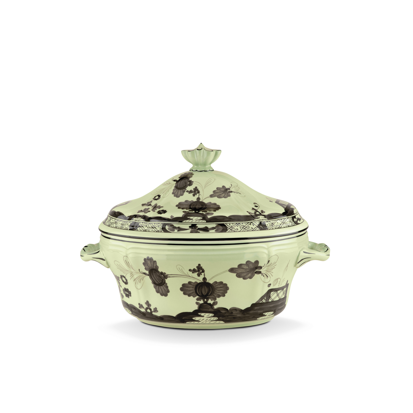 Ginori 1735 Oriente Italiano Bario Oval Tureen with Cover | 135.75oz