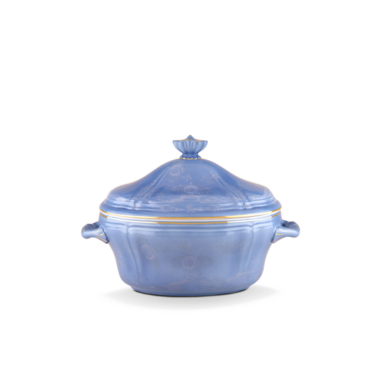 Ginori 1735 Oriente Italiano Pervinca Oval Tureen with Cover | 135.75oz