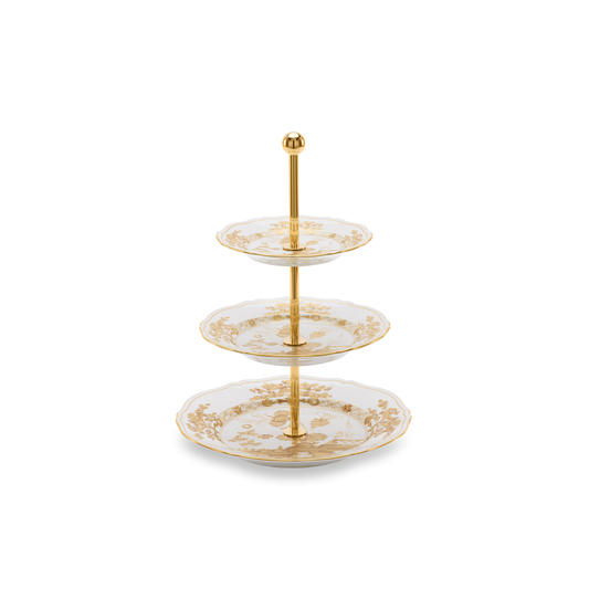 Ginori 1735 Oriente Italiano Aurum 3 Tier Stand | 265cm