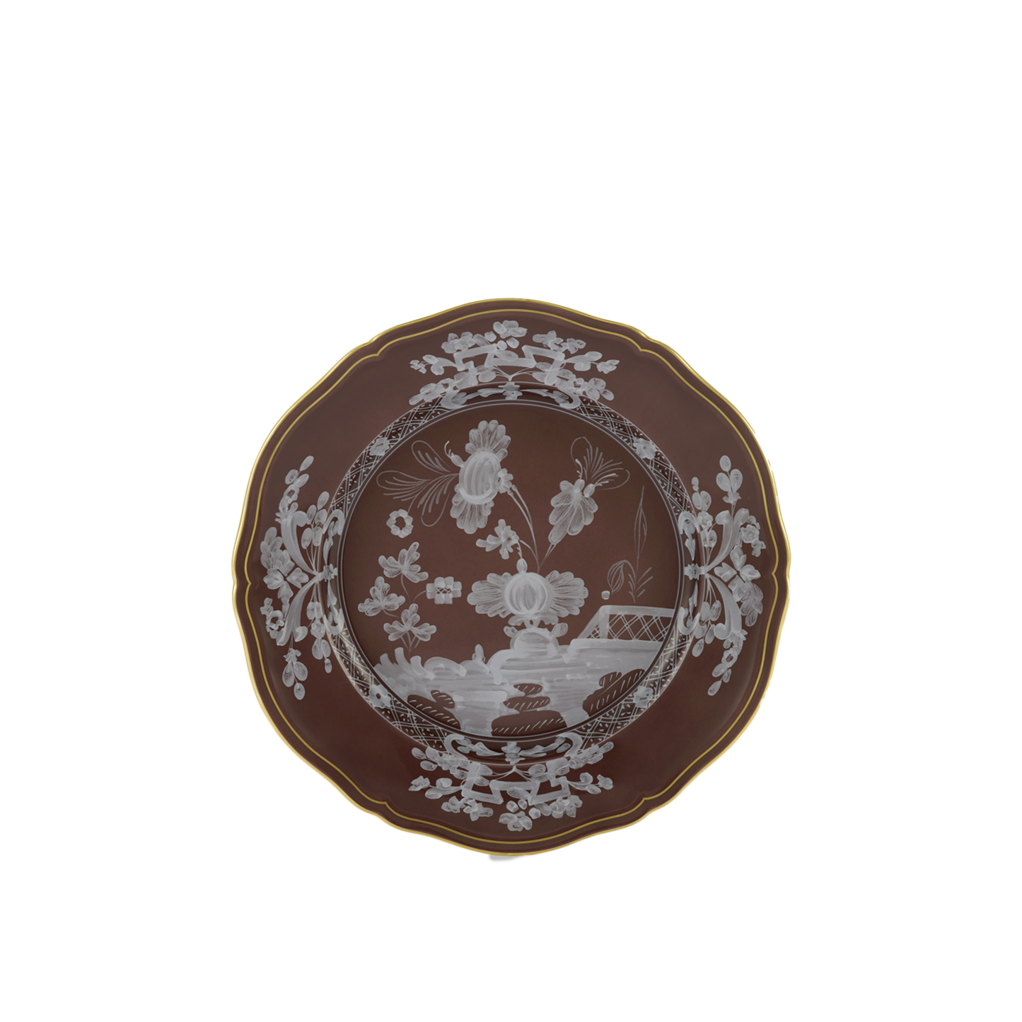 Ginori 1735 Oriente Italiano Castagna Dinner Plate | 10.5in