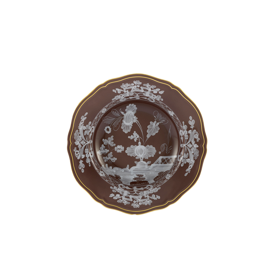 Ginori 1735 Oriente Italiano Castagna Soup Plate Bowl | 9.44in