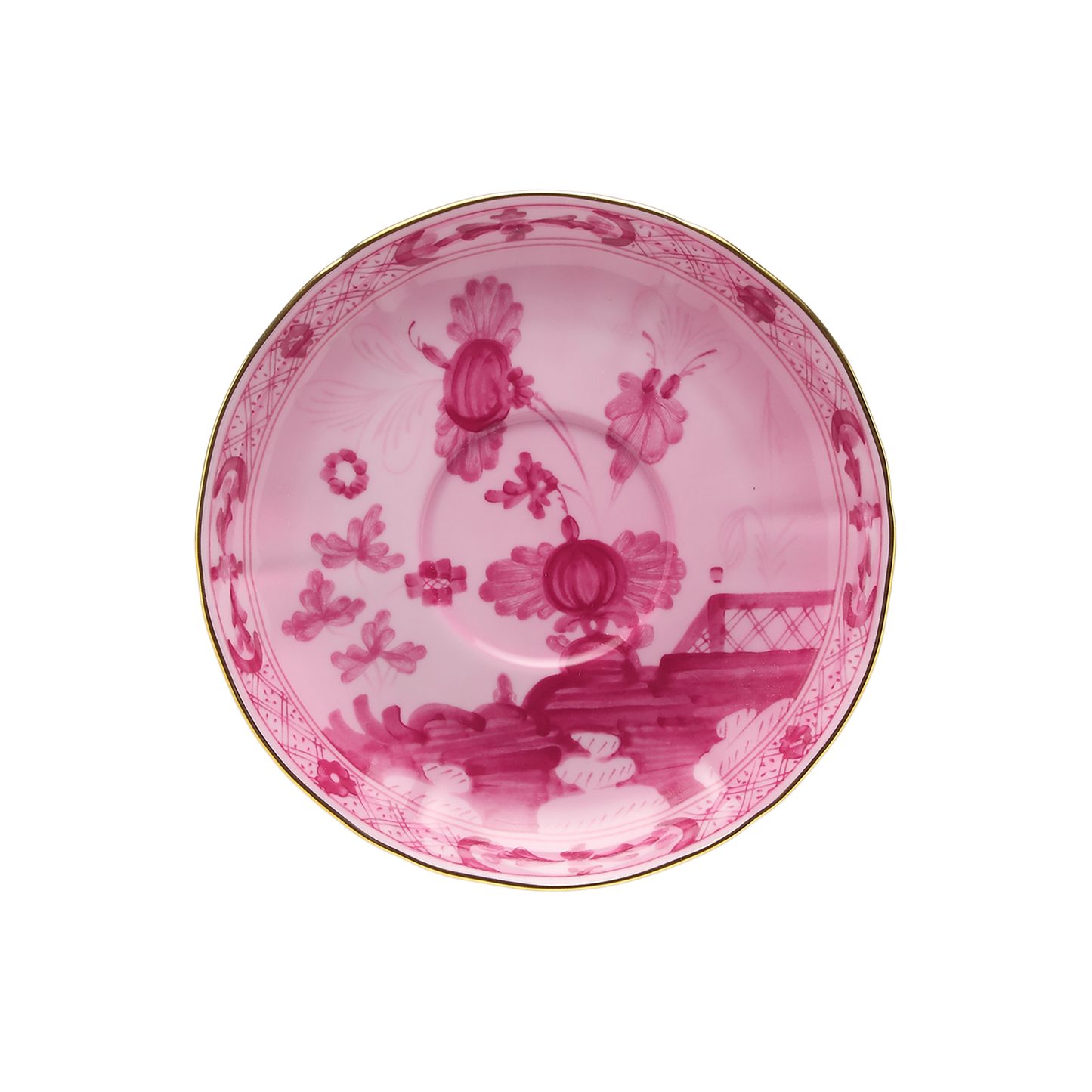 Ginori 1735 Oriente Italiano Porpora Coffee Saucer | 5.25in