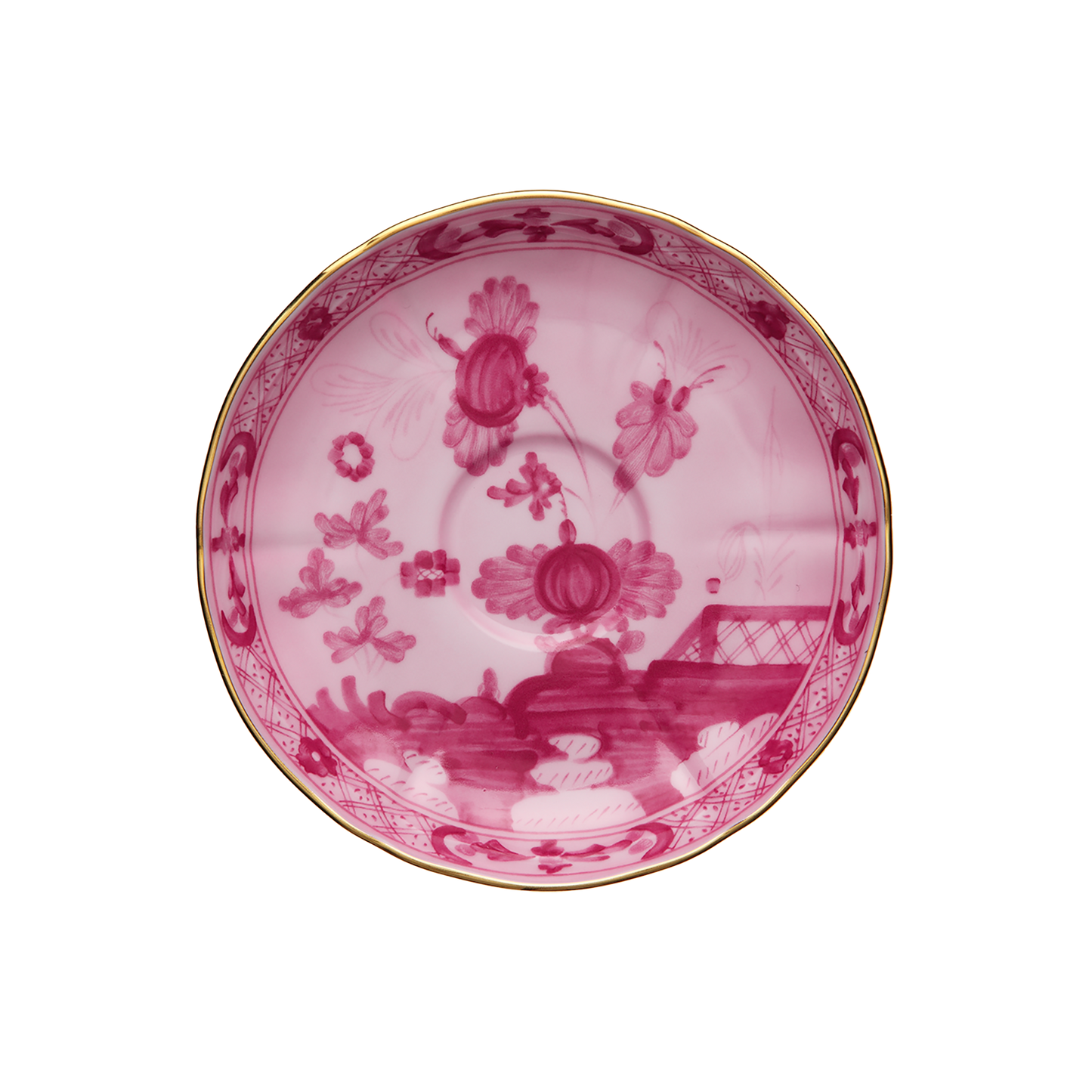 Ginori 1735 Oriente Italiano Porpora Tea Saucer | 6in