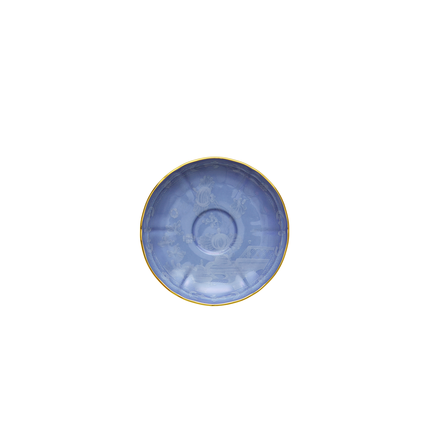 Ginori 1735 Oriente Italiano Pervinca Tea Saucer | 6in