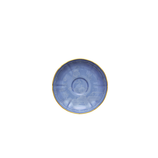 Ginori 1735 Oriente Italiano Pervinca Tea Saucer | 6in