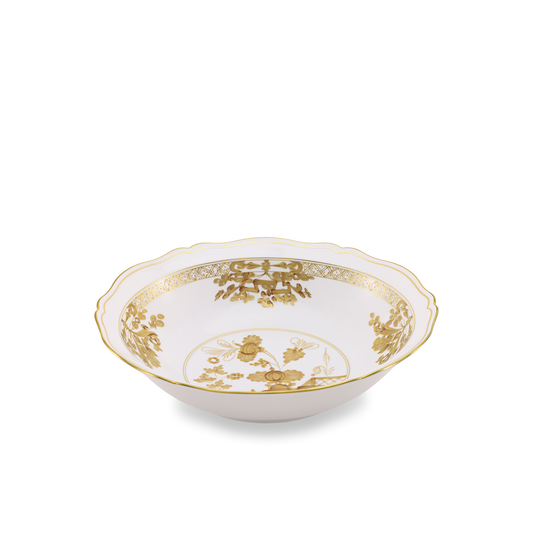 Ginori 1735 Oriente Italiano Aurum Round Deep Tray | 35cm