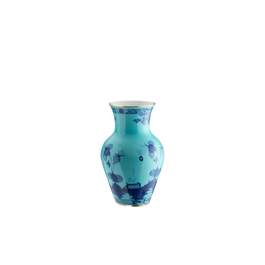 Ginori 1735 Oriente Italiano Iris Ming Vase | 9in